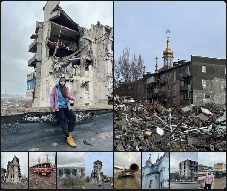 Пробили чергове дно: відома російська блогерка робить фото у знищеному Маріуполі